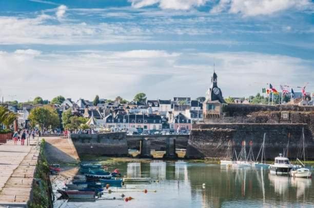 Coeur De Concarneau, Appartement Entier, Proche Centre, Corniche Et Plage Avec Parking Exterior foto